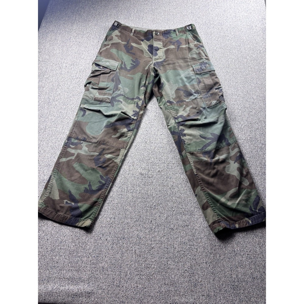 Vintage US Army Woodland Camo BDU Cargo Pants‎ Military Tactical Trouser